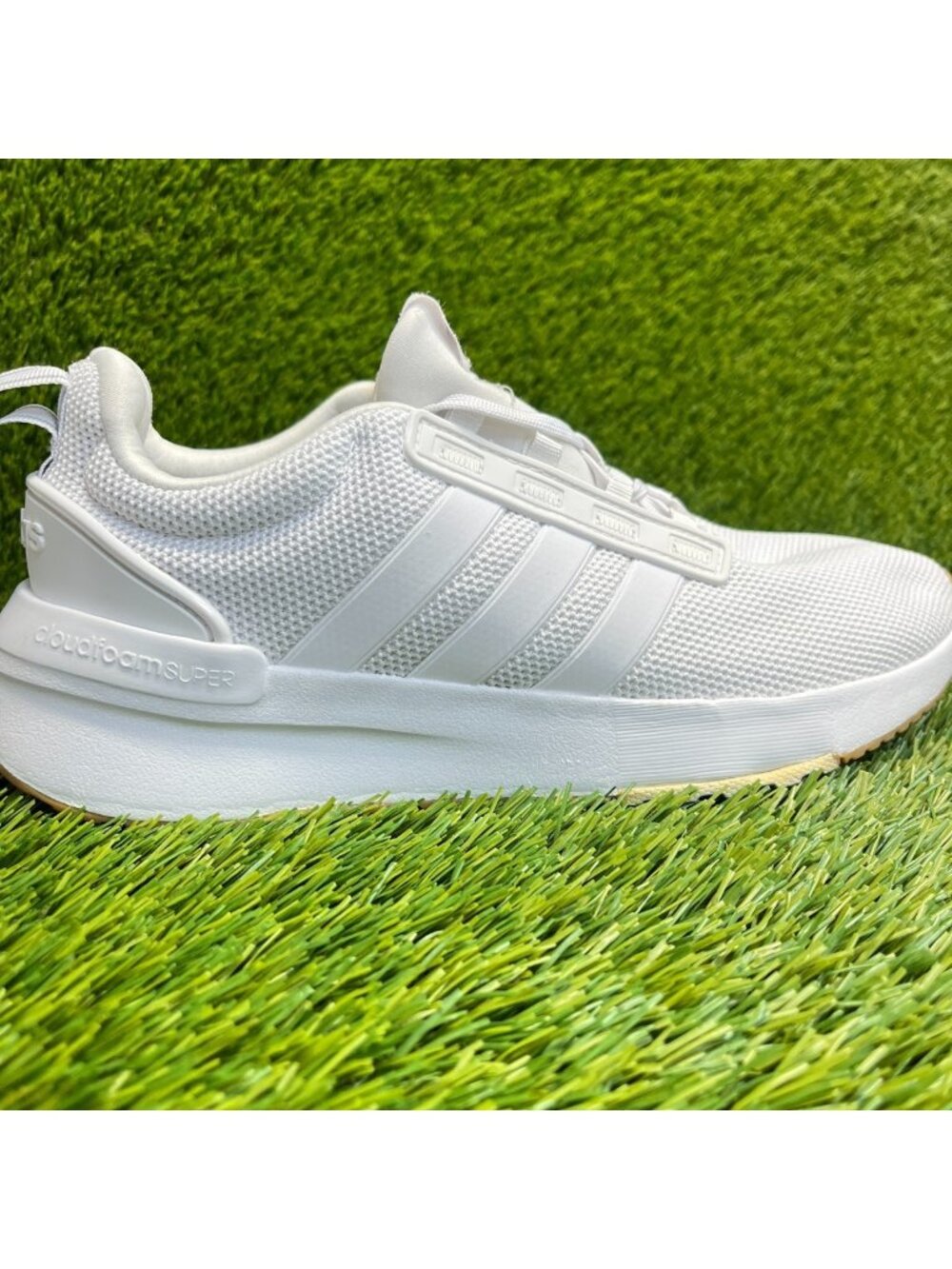 Adidas Racer TR21 Womens Size 8.5 White Athletic Running Walking Shoes‎ Sneakers